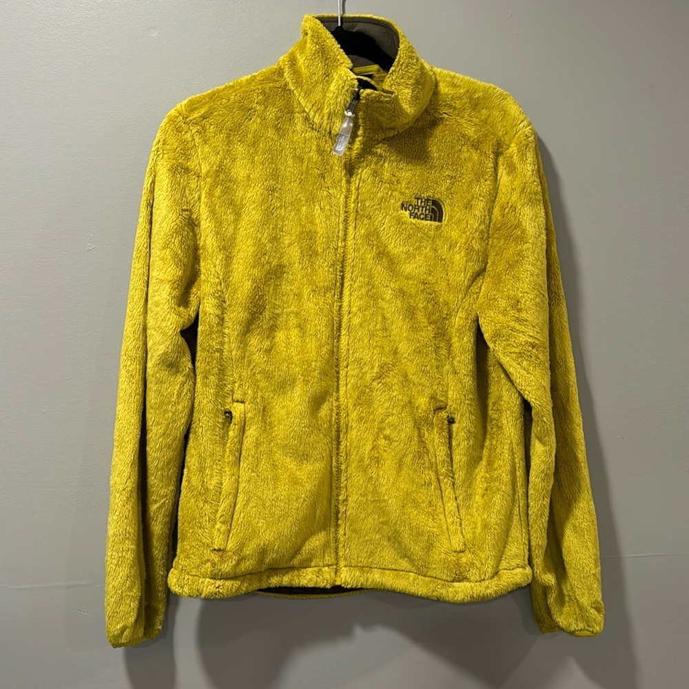North face, fuzzy, fleece jacket, size medium